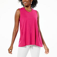 "As Is" WynneLayers Sorona Jersey Knit Butterfly Tank
