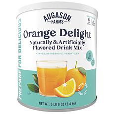 Augason Farms 5lbs Orange Delight Drink Mix - 99 Servings