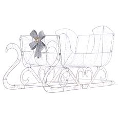 august & leo 24" LED Crystal Outdoor Sleigh