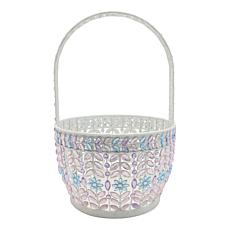 august & leo Pastel Acrylic Jewel Basket