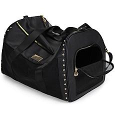 Badgley Mischka Cali Vegan Leather and Mesh Pet Carrier