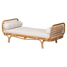 bali and pari Aiko Rattan Daybed with Cushion