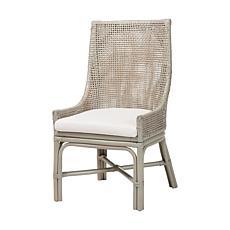 bali and pari Bella Rattan Dining Chair with Cushion