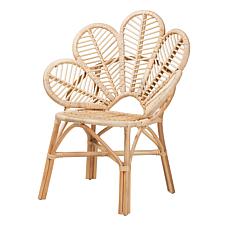 bali & pari Bianca Modern Bohemian Flower Chair