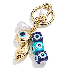 BAUBLEBAR Goldtone Evil Eye Cluster Bag Charm