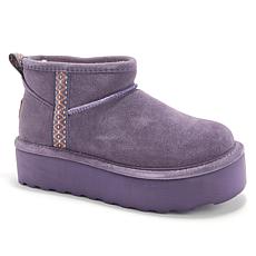 BEARPAW® Retro October Suede Platform Ankle Boot
