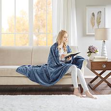 Beautyrest Heated Plush Microlight Oversized Throw