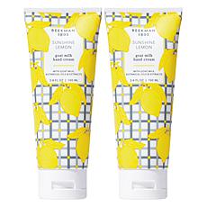Beekman 1802 2-pack Sunshine Lemon Goat Milk Hand Cream