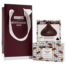 Beekman 1802 X Hershey's Milk Chocolate Bar Soap 2-piece Gift Set