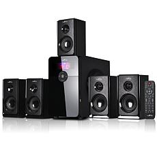 beFree Sound 5.1 Channel Bluetooth Surround Sound Wired Shelf Speak...