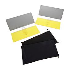 Bell + Howell Day and Night Polarized Car Visor 2-pack