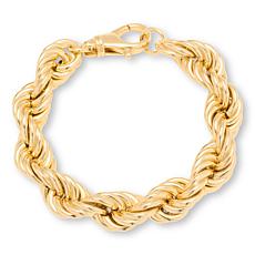 Bellezza Bronze Chunky Rope Chain Bracelet