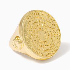 Bellezza Bronze Hail Mary Prayer Bold Ring