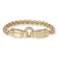 Bellezza Panther Cestina Chain Magnetic Bracelet