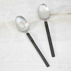 BergHOFF 2-piece Salad Serving Utensil Set, Smokey Black