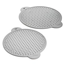 BergHOFF 2pc Silicone Splatter Screen Set with Helper Handles