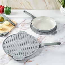 BergHOFF 2pc Silicone Splatter Screen Set with Helper Handles