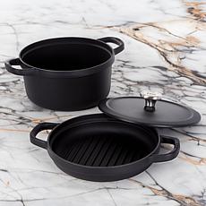 BergHOFF Leo Graphite 3-piece Cast Iron Cookware Set