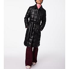 Bernie Box Quilted Faux Leather Coat