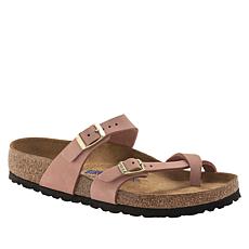 Birkenstock Mayari Nubuck Leather Toe-Loop Sandal