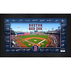 Boston Red Sox Framed 2025 Signature Field Team Roster