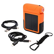 Boundless 10kmAh Solar Power Bank with Detachable Light