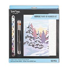 Brea Reese Acrylic Paint-By-Number Kit - Winter Wonderland