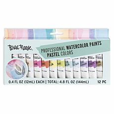 Brea Reese Professional Watercolor Paint Set - Pastels - 12-Piece