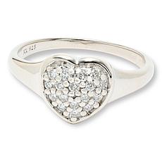 Bright Halo 0.23cttw Pavé Heart Ring