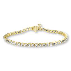 Bright Halo Lab Grown Diamond 5ctw Tennis Bracelet