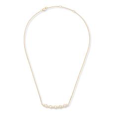 Bright Halo Lab Grown Diamonds 1ctw "Smile" Necklace