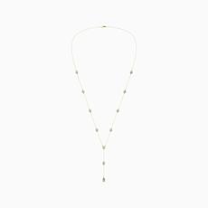 Bright Halo Lab Grown Diamonds 2.25 ctw Stationed Lariat Necklace, ...