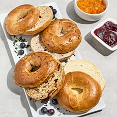 Brooklyn Food Group 24 Individually Wrapped NY-Style Combo Bagels