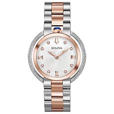 Bulova Women's Rubaiyat Diamond 2-Tone Stainless Steel Bracelet Watch