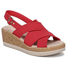 Bzees Rye Airstep Cork Wedge Sandal