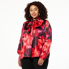 C Wonder by Christian Siriano Bow Neck Blouse