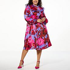 C Wonder by Christian Siriano Shirt Dress with Lace
