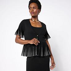 C Wonder Pleat Knit Sweater Topper