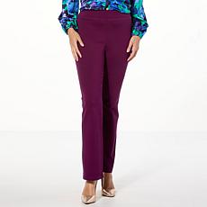 C Wonder Ponte Knit Pull-On Flared-Leg Pant