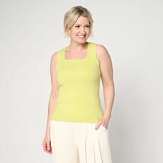 C Wonder Square Neck Sweater Tank