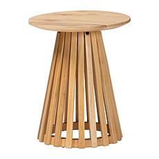 Caribic Modern Acacia Wood End Table