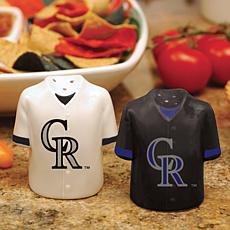 Ceramic Salt and Pepper Shakers - Colorado Rockies