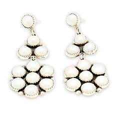 Chaco Canyon 11-Stone Cultured Freshwater Pearl Dangle Earrings