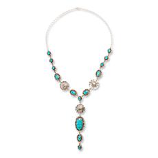 Chaco Canyon Kingman Turquoise Y-Shape Necklace