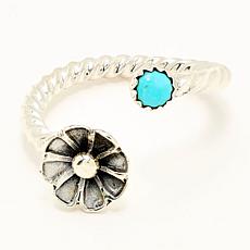 Chaco Canyon Sleeping Beauty Turquoise Adjustable Ring