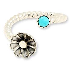 Chaco Canyon Sleeping Beauty Turquoise Adjustable Ring