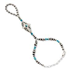 Chaco Canyon Sterling Silver and Turquoise Princess Bracelet