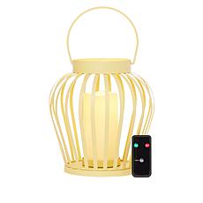 Chris & Peyton 9" Metal Lantern with LED Candle