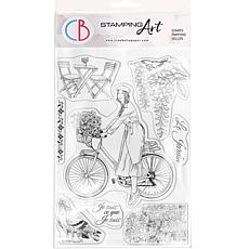 Ciao Bella Clear Stamp Set 6"x8" - Je Suis Ce Que Je Suis