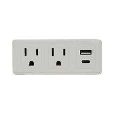 CIAO Tech 2pk Slim Multiport Charging Station with A/C  + USB Outlets